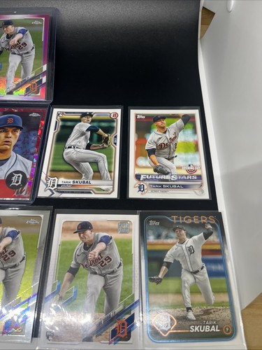 Tarik Skubal Detroit Tigers 14 Karten Lot nummeriert Rookie Insert Patch mehr - Bild 5 von 10