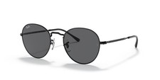 Ray-Ban Round Metal Black with Dark Lenses, Sleek Vintage Sunglasses