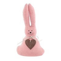 Osterhase Aus Stoff Rosa 17Cm Hase Deko Ostern HäSchen Figur Osterdeko Dekofigur