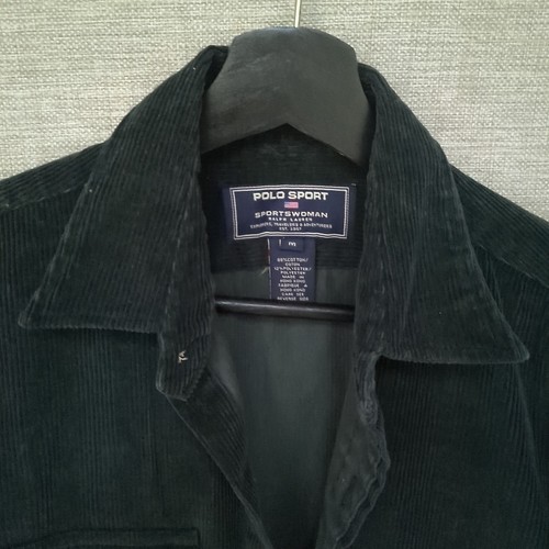Vintage 90’s Polo Ralph Lauren Cord Long Sleeve Shirt M Green Ships From USA - Bild 3 von 21