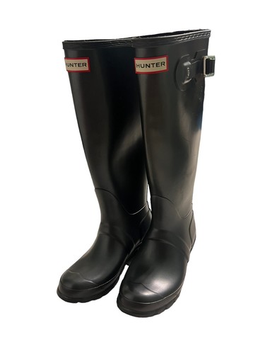 Stivali da donna originali antipioggia Hunter - grigio metallizzato taglia 6 UK 4 EU 37 - Foto 6 di 18