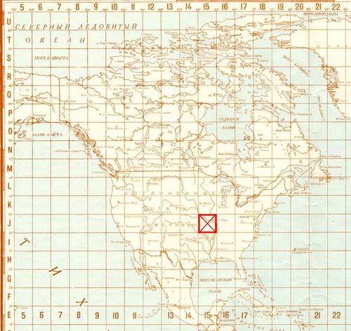 Mapas topográficos militares soviéticos rusos - KANSAS CITY (EE.UU.), 1:1 millón, edición 1991 - Imagen 4 de 4