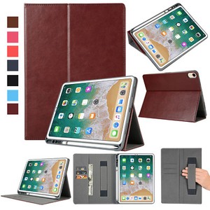 Case-for-Apple-iPad-Pro-11-Inch-2018-Smart-Case-Leather-Wallet-Card-Slots-Cover