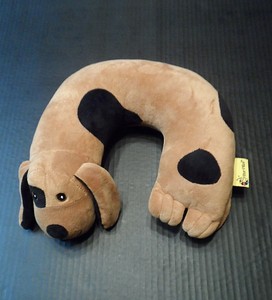 Critter-Piller-Travel-Neck-Pillow-Dog-Doggy-Toddler-Plush-Support-Car-Seat