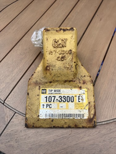 CAT 107-3300 Wide Tip Excavator Bucket Flare Tooth, 4T-1300, Genuine Caterpillar - Picture 7 of 11