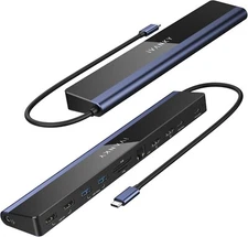 *NEW* iVANKY USB C Docking Station Dual Monitor 4K@60Hz, 12-in-1 Laptop Dock