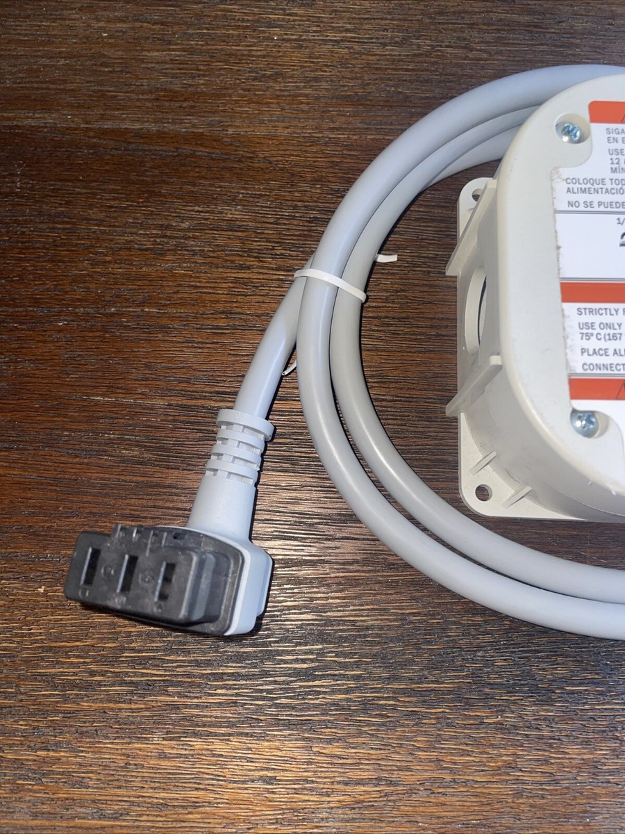 Bosch Power Cord with Junction Box Dishwasher Hardwiring