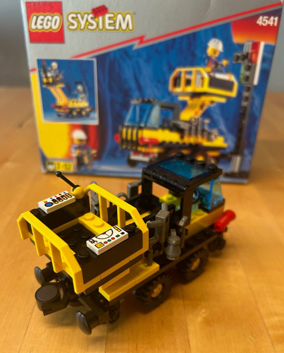 Lego System Eisenbahn 4541 Schienen + Reparaturfahrzeug OBA-OVP-100% komplett - Bild 9 von 17