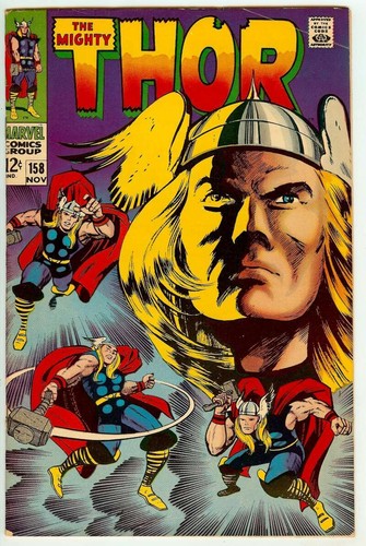 THOR #158 6.5 // ORIGIN OF THOR RETOLD MARVEL COMICS 1968 - Bild 1 von 2