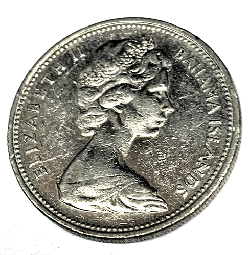 # C5787     BAHAMAS    COIN,     25 CENTS   1969 - 第 2/2 張圖片