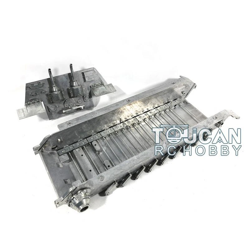 1/16 Mato King Tiger RC Tank MT229 Metal Chassis Suspension Bar Back Panel Parts - Image 2 of 4