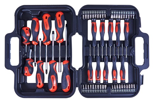 58 Mechanics Screwdriver Bit Tool Kit Set Precision Phillips Torx Pozi Slotted - Picture 2 of 3