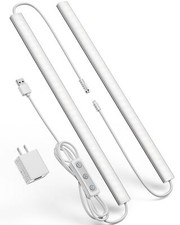 Plug-in Under Cabinet Lighting, Dimmable Counter Lights for Kitchen, 2pcs 12 ...