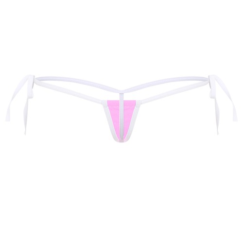 Womens G-String Bottoms Thong Solid Color T-Back Underwear Panties Pool Party - Picture 44 of 178