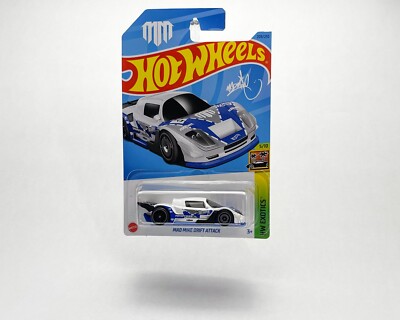 Mad Mike Drift Attack (White) - HW Exotics - Hot Wheels - MATTEL