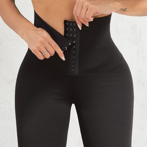 Women Thermo Neoprene Sweat Sauna Body Shaper Pants Fat Burner Trainer Leggings - Bild 20 von 35