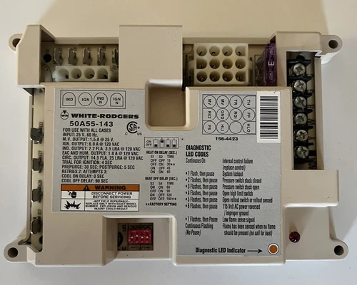 White Rodgers 50A55-143 Universal Integrated Fan Control HSI Systems 156-4423
