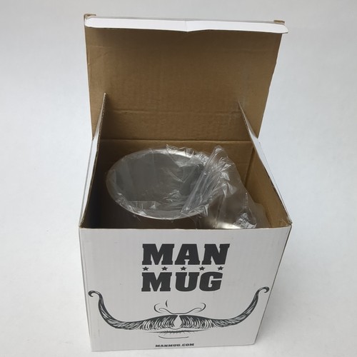NEW Man Mug Stainless Steel Beer Mug 16.9 Oz/ 500 Ml - Picture 13 of 13