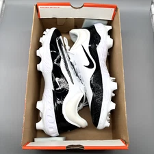 NIKE ALPHA HUARACHE ELITE 4 LOW MCS "BASEBALL CLEATS" WHITE SZ 15 [FD6255-101]