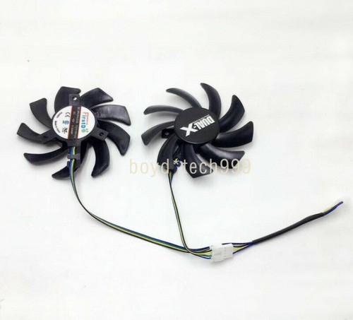 1X Ventilateur de remplacement 0.35A R158a 85mm R9 280X 280 270X Ventilateur Dual-X - Photo 5/5