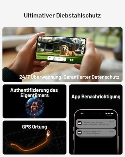MAMMOTION YUKA Mini 700 Mähroboter ohne Begrenzungskabel, NetRTK+Vision - Bild 9 von 9