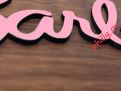 Barbie 1 Logo Shape Laser Cut Out Wood Sign Size 6” - 35” Decoration Party Sign - Picture 15 of 20