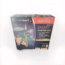 NEW Ecosmart Hubspace Starter Kit  6.5" RGBWIC strip light, A19 Bulb, Smart Plug
