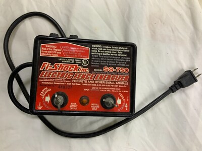Fi Shock Inc Electric Fence Energizer Box Ss 750 For Pets And Small Animals Ebay Fi Shock Inc Electric Fence Energizer Box Ss 750 For Pets And Small Animals Ebay