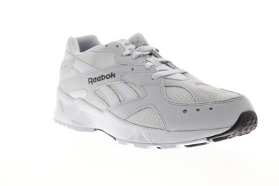 Reebok Aztrek 93 DV8666 Uomo Grigio Camoscio Casual con Lacci Basso Top Sneakers | eBay