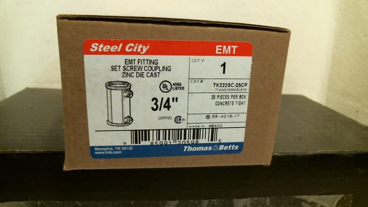 Thomas Betts Steel City TK222SC-25CP 3/4