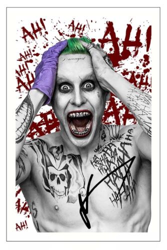 JARED LETO SUICIDE SQUAD SIGNED PHOTO PRINT AUTOGRAPH THE JOKER | eBay JARED LETO SUICIDE SQUAD SIGNED PHOTO PRINT AUTOGRAPH THE JOKER | eBay