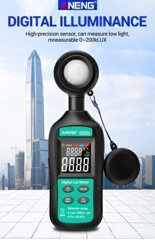 Handheld 200K Photometer Lux meter UV-Messgerät Digitales Licht messgerät - Bild 3 von 11