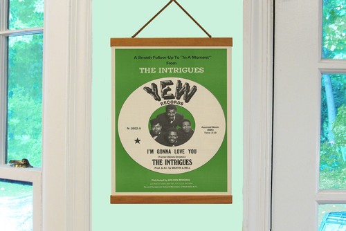 Intrigues "I'm Gonna Love You" Original Promo Ad, montiert mit Magnetrahmen! - Bild 2 von 3