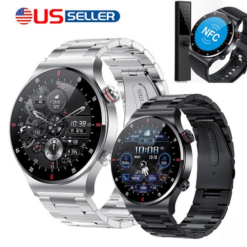 2025 Smart Watch Men Waterproof Smartwatch Bluetooth for iPhone Android Samsung