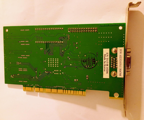 PCI Grafikkarte ATI MACH64 CT 2MB RAM VGA - Afbeelding 2 van 3