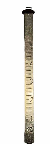 Vintage Tire Air Pressure Gauge Pencil Type Pocket Style w/ Clip 0-100 PSI - Picture 5 of 5