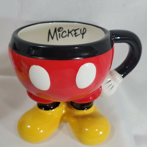 Disney Parks Mickey Mouse Bottom Pants & Legs Coffee Tea Mugs figural Lot of 2 - Picture 11 of 12