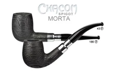 DEAD CHACOM SPIGOT EGG PIPE - BROWN SANDBLASTED BILLIARD F.9mm A861D - A861C