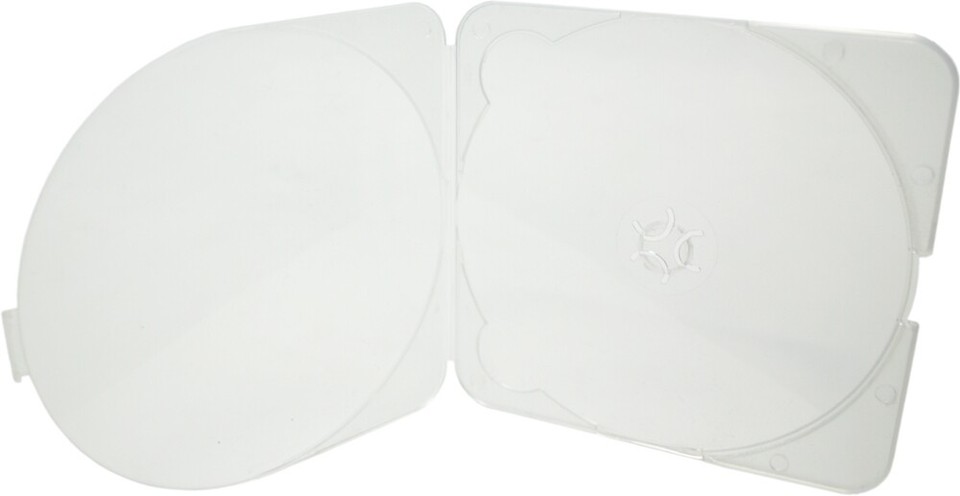 Disc Box Empty (10) Trimpak Clear Single CD DVD MP3 Disc Empty Boxes Cases THIN 3.8mm ...
