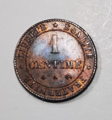 Cérès Jolie et Rare 1 centime 1877 A SUPERBE !!! - Imagen 2 de 2