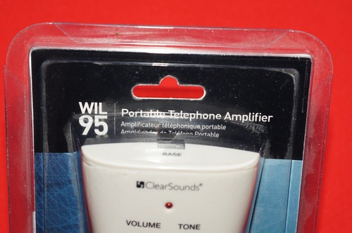Amplificador de teléfono portátil Clear Sounds WIL95 totalmente nuevo sellado - Imagen 2 de 6