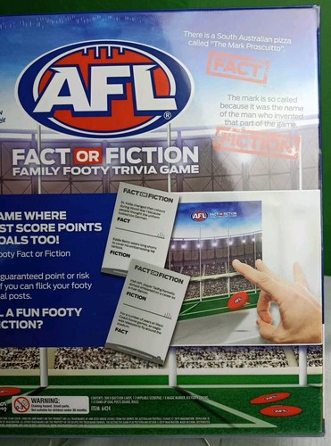 AFL Fact or Fiction Trivia Board Game Imagination Brand New Sealed - Picture 6 of 6