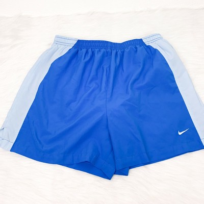 Nike Womens Small Blue Fit Dry Running Shorts Elastic Waist Vented Side Athletic | eBay