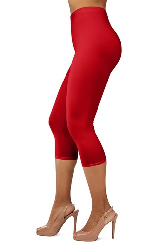 Gilbin Soft Capri High Waist Leggings for Women-Many Colors -One & Plus Size - Picture 62 of 83