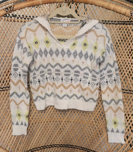 Girls Hooded Sweater Colorful Planet Teen NWOT Size 10/12 (Large) #245 Hoodie - Picture 1 of 3