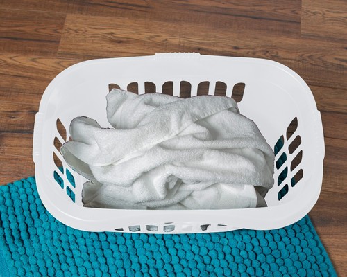 [Set of 3] Plastic Hipster Laundry Basket Washing Clothes Storage with Handles - Picture 37 of 74