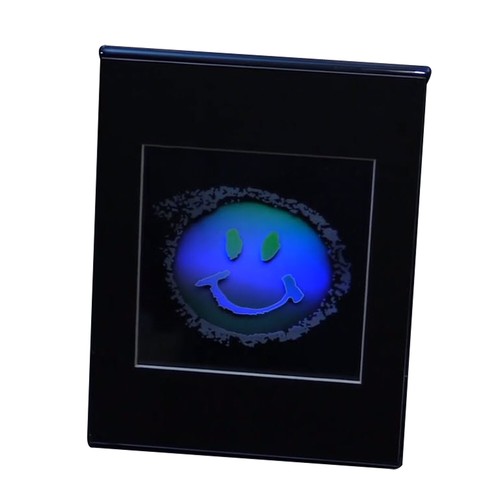 Smiley Gesicht 2D/3D Sammlerstück Hologramm Bild - GEPRÄGT - Schreibtischständer - Bild 6 von 12