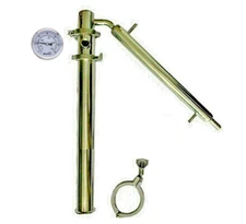 2 x 24 inch Stainless Tri Clamp Moonshine Reflux Still Distilling Column for Keg