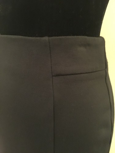 Chico's Womens Straight Pencil Skirt Size 0 Black Knee Length Career Stretch - Picture 3 of 10