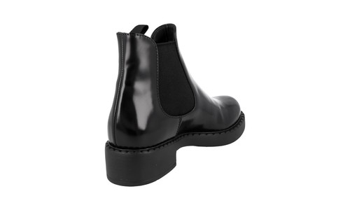 PRADA Leder Stiefelette Chelsea Boots Schuhe Schwarz NEU -  39,5 40 UK 6.5 - Bild 5 von 11